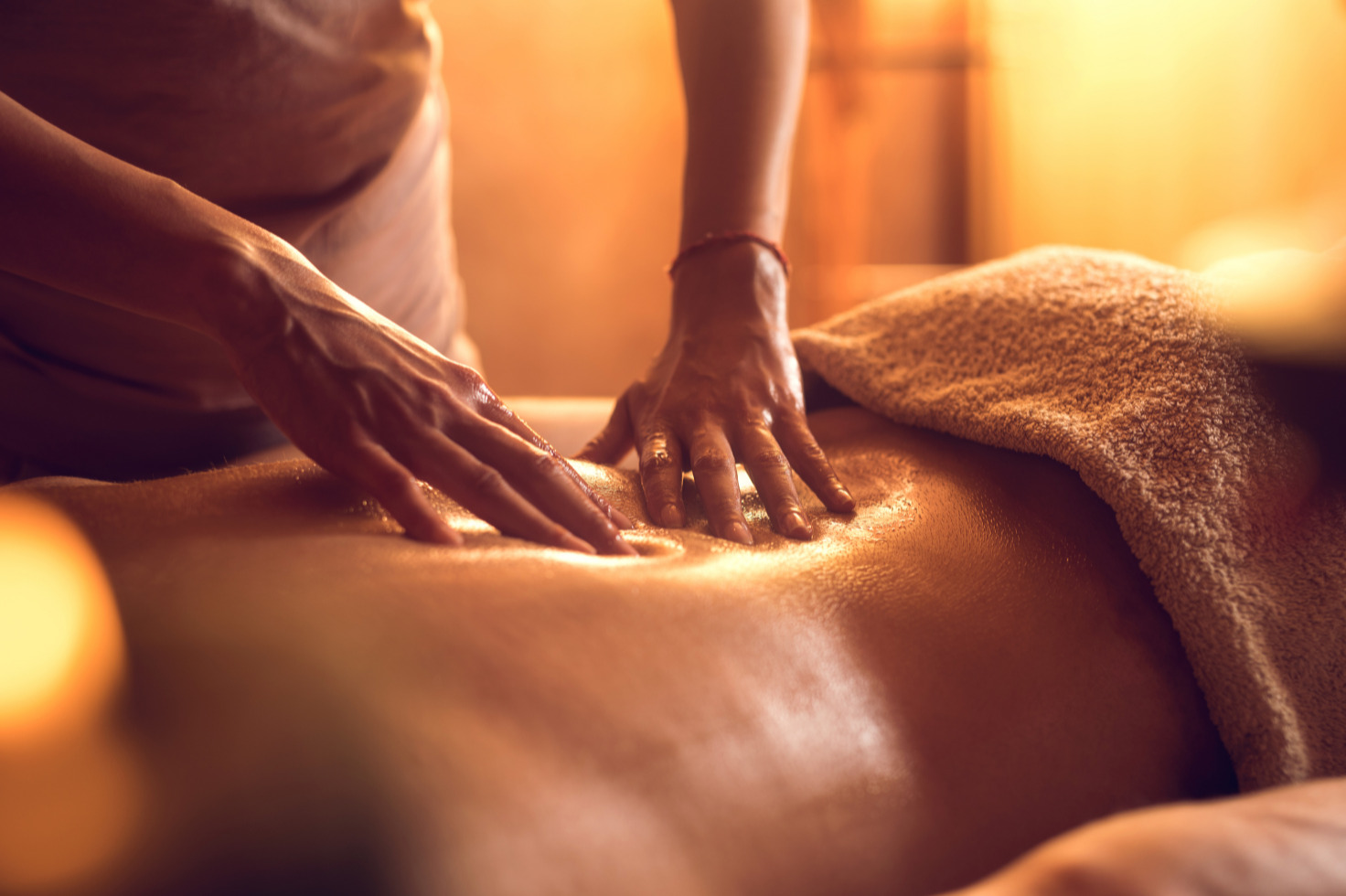 Deep tissue massage therapy