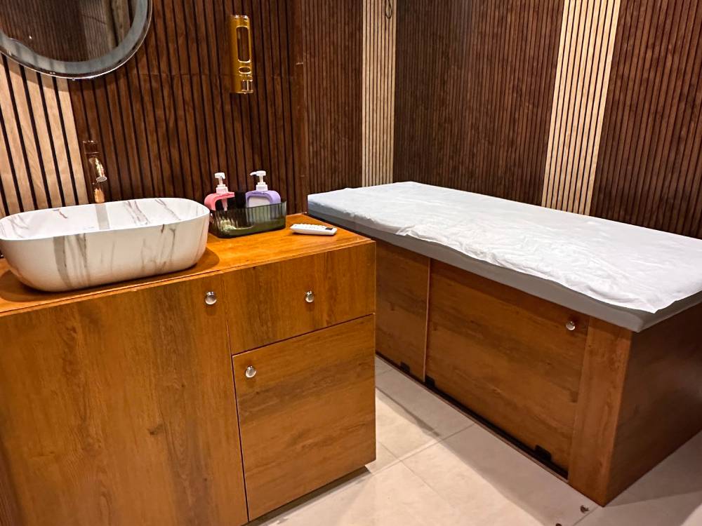 Traditional Thai massage room